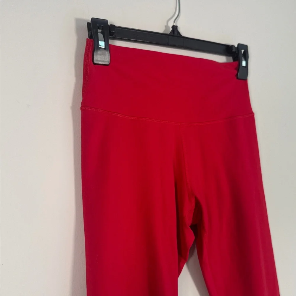 ALO Yoga Red High-Rise Leggings